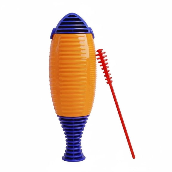 Lazsy Frog Guiro Different Sound Effects Water Frog Musical Instrument Children's Guiro Percussion Instrument for Young Children
