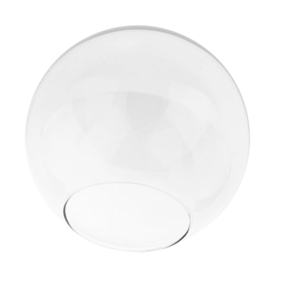 Lazsy Glass Globe Lamp Shade 2.56-2.76inch Fitter Opening Creative Fixture Replacement Clear D13cm