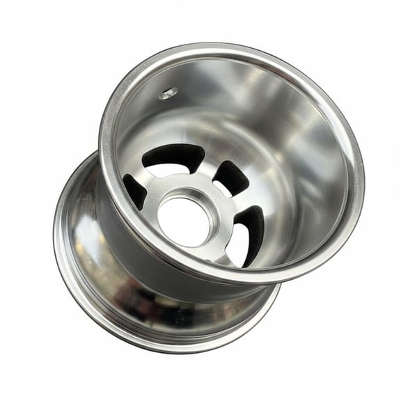 Lazsy Go Kart Wheel rims Rust Resistant Mini-Vehicle Wheel rims High Traction Design Vehicle Part for Drivers