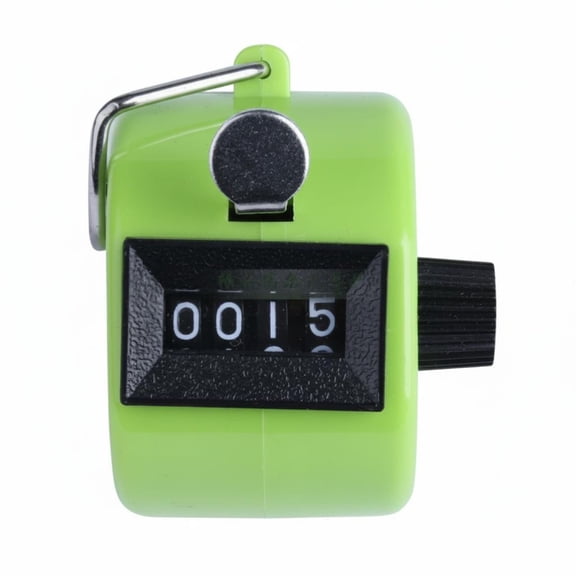 Lazsy Golf Stroke Counter Finger Loop Manual Tally Counter Portable 4-Digit Hand Tally Device for Golfers, Event, Athletic Events, Warehouse