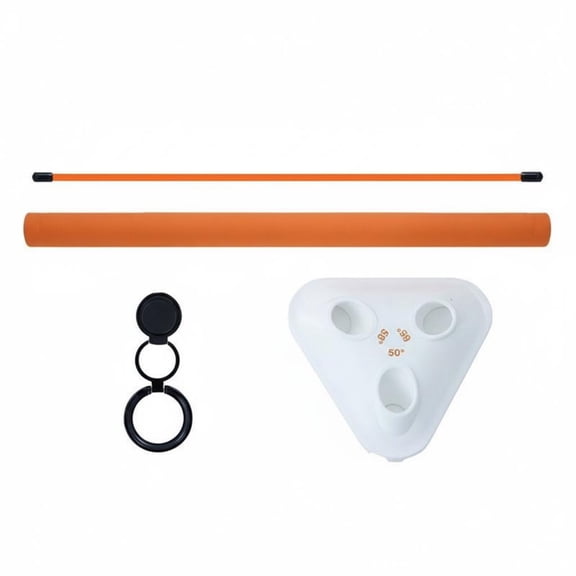 Lazsy Golf Swing Plane Develops Muscle Memory Golf Head Position Improves Distance Accuracy Training Aid for Driving Range
