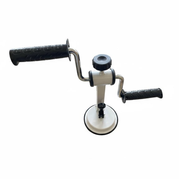 Lazsy Hand Crank Arm Exerciser Suction Base Upper Limb Restorative Exercise Sturdy Metal Frame Hand-Crank Arm for Stroke Patients