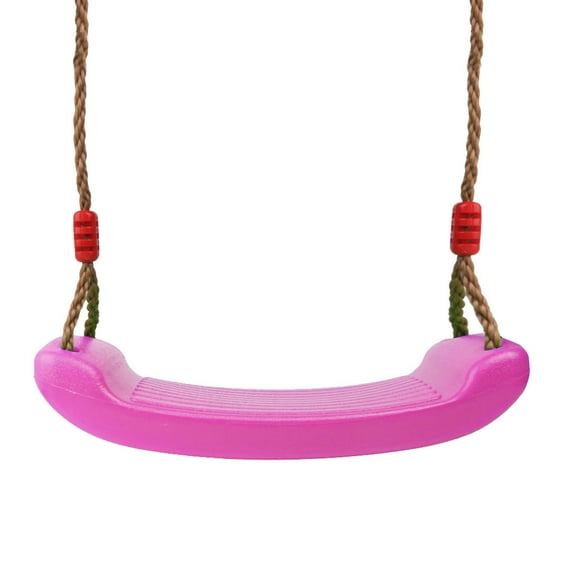 Lazsy Heavy-Duty Toddler Swing Seat with Adjustable Ropes - 330 lbs Weight Limit - Playground Swing Set Accessories Replacement (Pink)