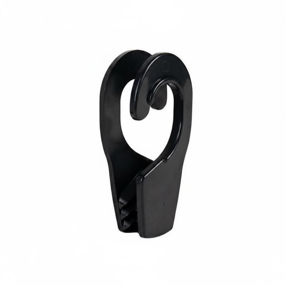 Lazsy Hull Protector Line Clip Rapid Adjust Yacht Hull Protector Clip Easy Installation Dock Line Adjuster for Boating, Black 32MM