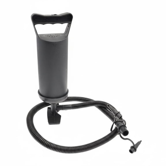 Lazsy Inflatable Boat hand Pump Foot Plate Manual Hand Pump Multiple Nozzles Portable Inflator for Outdoor, Beach, Camping
