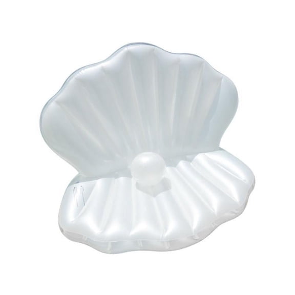 Lazsy Inflatable Float Chair Appealing Seashell Pool Parties Swimming Pool Hammock
