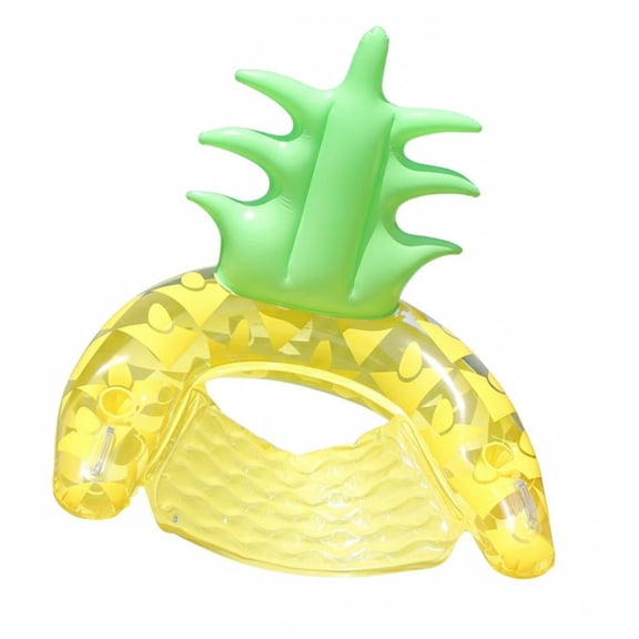 Lazsy Inflatable Pineapple floats Tropical Design Pineapple Pool Lounger Thickened Material Fruit Themed Water floats for Vacation