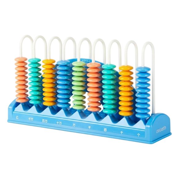 Lazsy Kids Counting Frame Educational Gift Student Calculation Rack Child Colorful Counting Frame for Preschoolers, Classroom, Kindergarten, Preschool