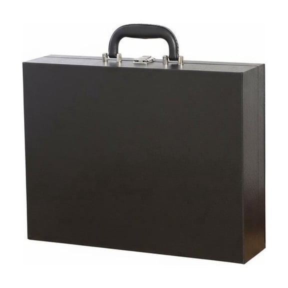 Lazsy Mahjong Box Sturdy Construction Mahjong Tile Storage Case Secure Closure PU Leather Game Box for Travel
