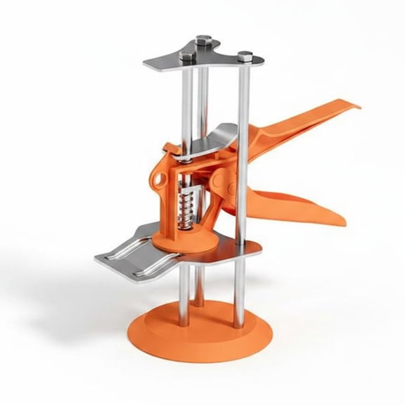 Lazsy Manual Tile Jack Adjustable Height Tile Support Jack Precision Control Multi Function Lifting Tool for Masons, Floor Tiling, Three Column