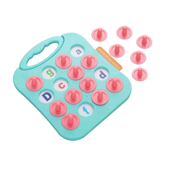Lazsy Match Memory Game Parent Child Interaction Educational Toy for Kindergarten Kids Blue