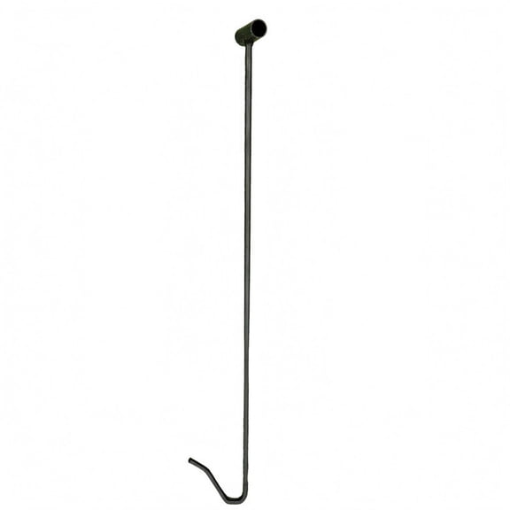 Lazsy Metal Sheep-Catching Hook Rigid Sheep Catch Hook Livestock Tool for Shepherds, Cattlemen, 0.8M