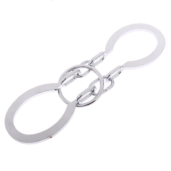 Lazsy Metal Solution Intellectual Deduction Unlock Puzzle Toys Silver