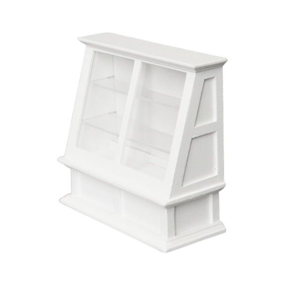 Lazsy Miniature Shop Cake Cabinet for 1:12 Dollhouse Playhouse Creative Toys White