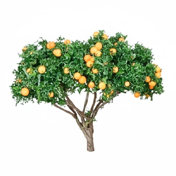 Lazsy Miniature fruit Tree DIY Artificial Fruit Tree Model High Simulation Small Plant Decor for Crafters, Hobbyists, Micro Landscape, Sand Table, Dioramas, 5CM