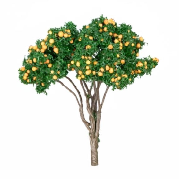 Lazsy Miniature fruit Tree DIY Artificial Fruit Tree Model High Simulation Small Plant Decor for Crafters, Hobbyists, Micro Landscape, Sand Table, Dioramas, 9CM
