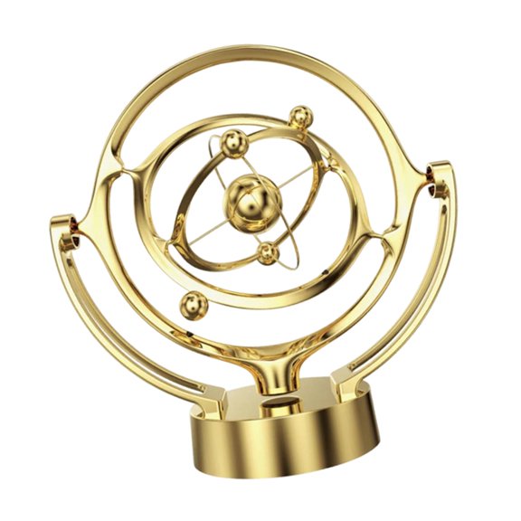 Lazsy Motion Desktop Decoration Creatove Art Craft Machine Balance Sculpture for Party Gold