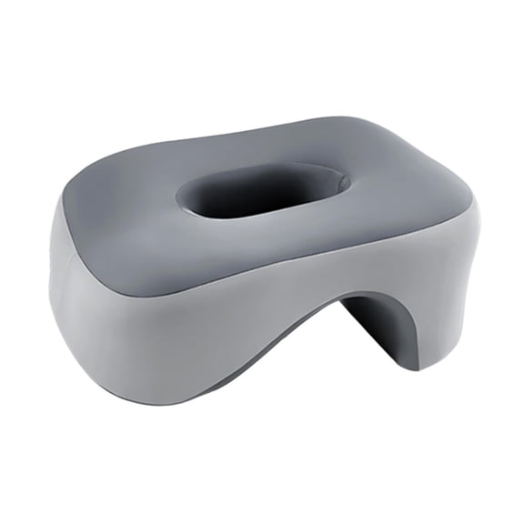 Lazsy Office Napping Sleeping Pillow Portable for Side, Back and Stomach Napping Face Light and Dark Gray