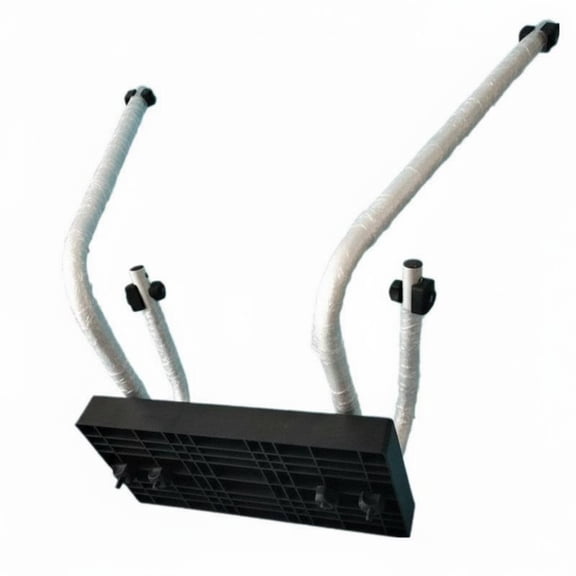 Lazsy Outboard Engine Bracket Easy Installation Outboard Motor Bracket Material Inflatable Boat Motor Mount for Fishermen, Anglers, Fishing, Type a