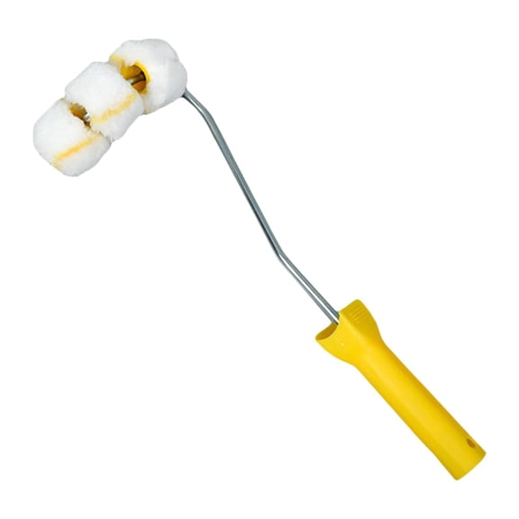 Lazsy Paint Roller for Pipe Smooth Uniform Application Small ARC Tube Roller Brush for