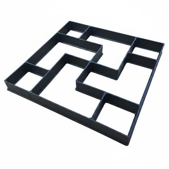 Lazsy Paving Form Beginner-Friendly Square Patio Form Crack-Resistant for Homeowners