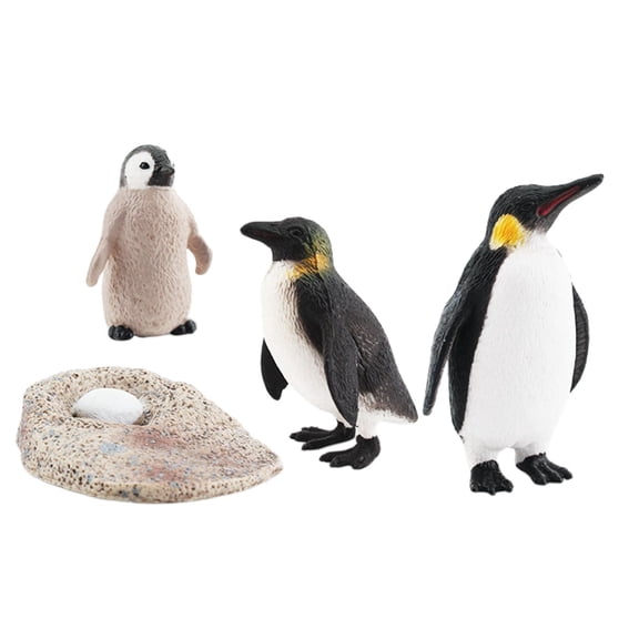 Lazsy Penguin Growth Cycle Toy Animal Life Cycle Model Set, Educational Toys for Kids, StyleC