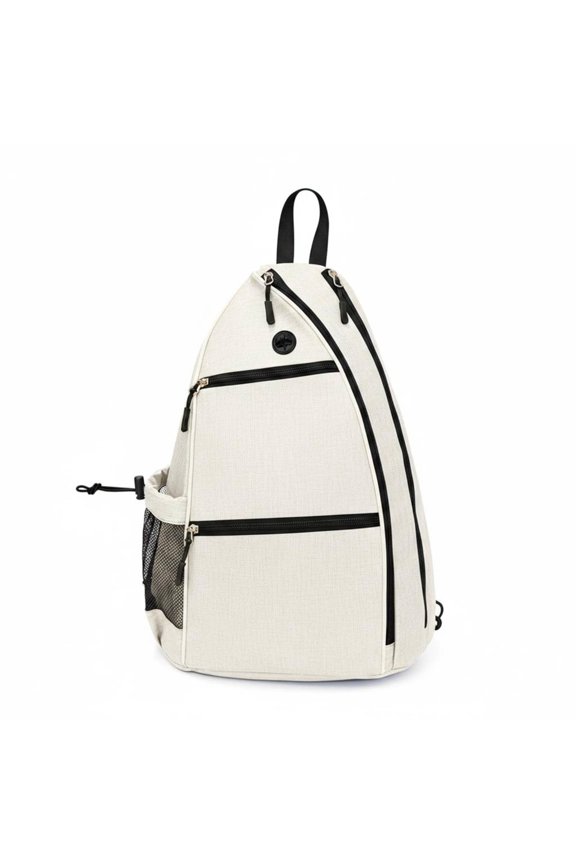 Pickleball Backpack Lightweight Tennis Backpack Breathable Shoulder Straps Sports Drawstring Bag for Training, Travel