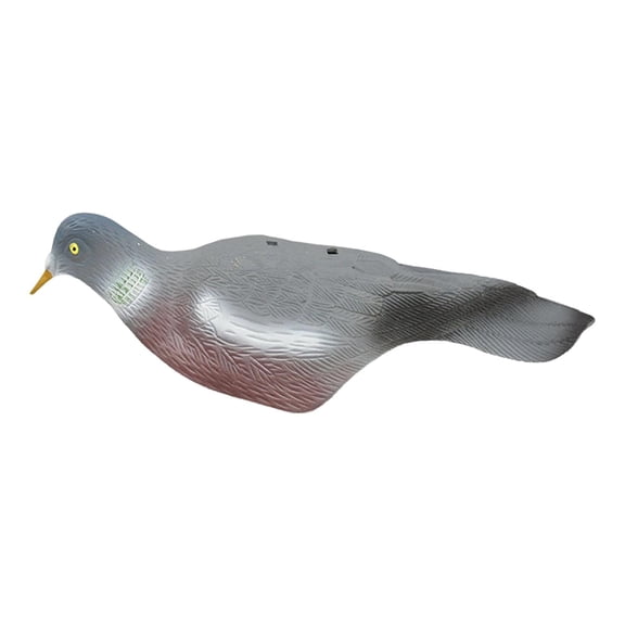 Lazsy Pigeon Decoy Animal Model Sturdy Gift Yard Decoration Professional Multifunction