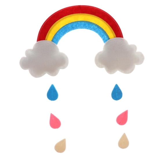 Lazsy Play Tent Wall Hanging Decor Kids Room Decoration Props Toys White Rainbow white