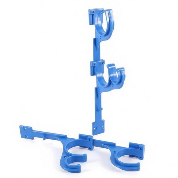 Lazsy Pool Hook Rack Easy to Install Swimming Pool Accessory Hook Space-Saving Vacuum Hose Hanger