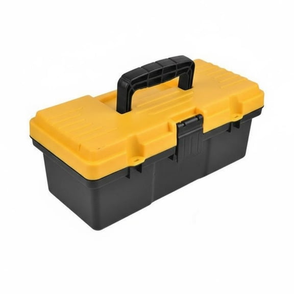 Lazsy Portable Latch Heavy Duty Tool Case Lockable Large for Electricians, Construction Workers, Workshop, Garage, Job Place, 14 Inch