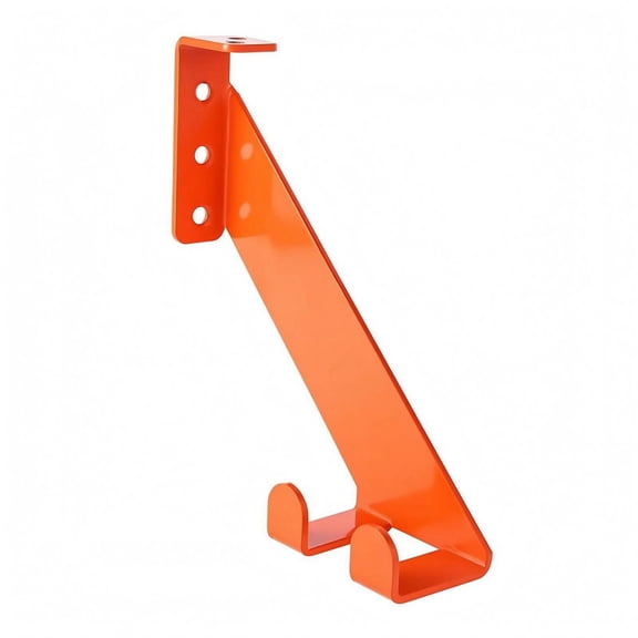 Lazsy Power Tool Storage Hook Slanted Arm Wall-Mounted Power Tool Hook Cradle Tabs, Orange