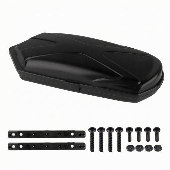 Lazsy RC Crawler Roof Cargo Box Mini Storage Carrier for 1/18 1/24 Scale Trail Vehicles with Detailed Exterior Pattern