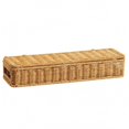 thumbnail image 1 of Lazsy Rattan Storage Box with Lid   Rattan Storage Box Rectangular Lidded Wicker Basket for Tabletop, Bedside Table, Light Brown B, 1 of 10