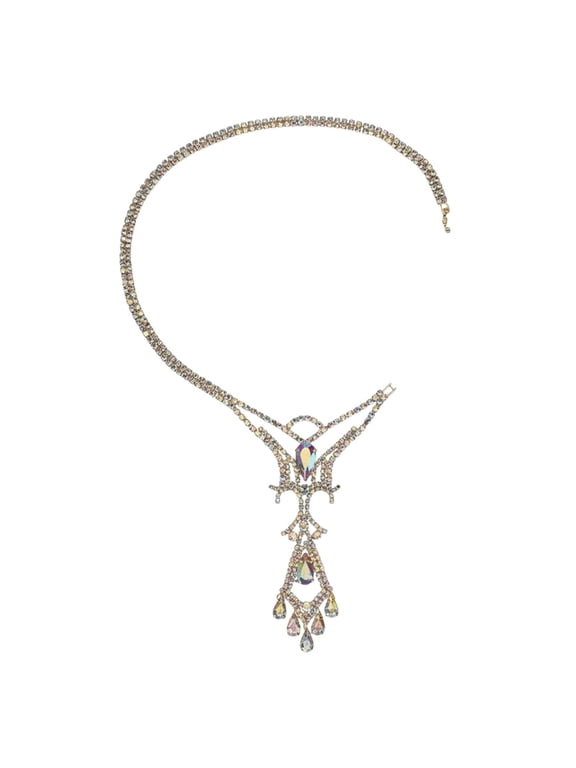 Rhinestone Back Chain Accessories Photo Props for Women Costume Shoulder Harness