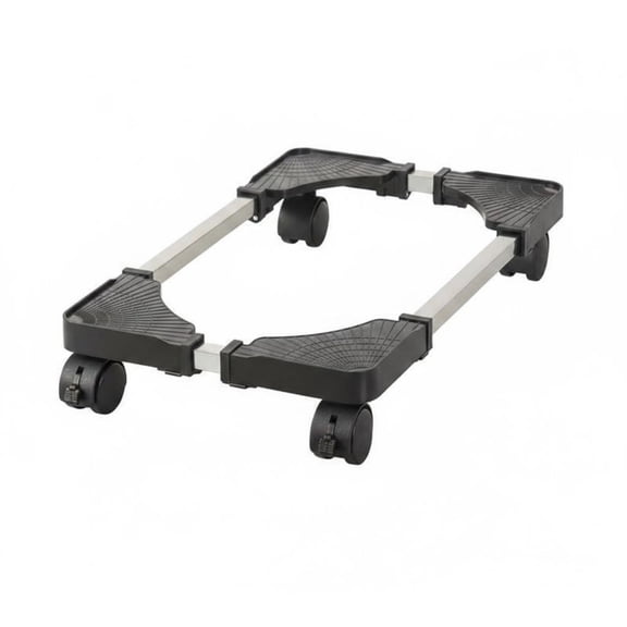 Lazsy Rolling Computer Chassis Stand Locking Wheels Computer Desktop Cart Universal Fit Adjustable Stand Home Desk