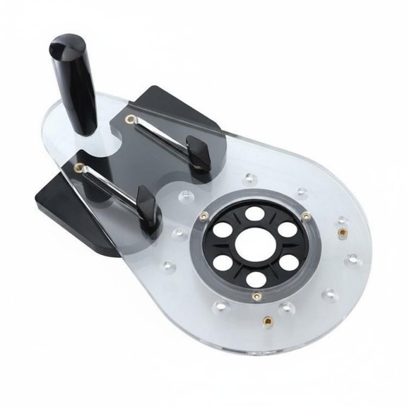 Lazsy Router Base Plate Stable Trimmer Base Plate Adjustable Power Tool Accessory for DIY Enthusiasts