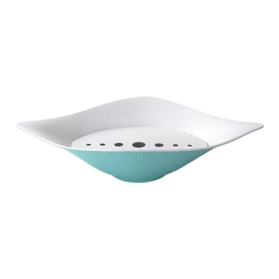 Lazsy Sashimi Platter Melamine Seafood Presentation Plate Cold Dish Tray for Restaurant, Buffet, Banquet