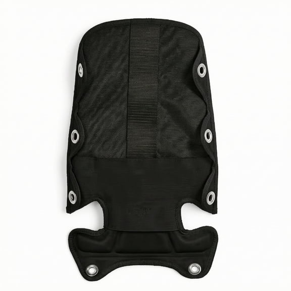 Lazsy Scuba BCD Back Pad Metal Eyelets Cushioned Diving Back Pad Stitched Trim Sports Gear, Xl