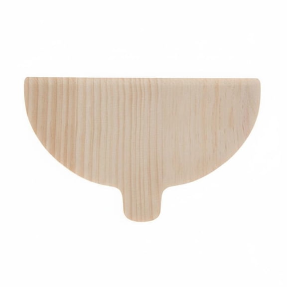 Lazsy Semi-Circle Pizza Board Multi-Functional Half Round Wooden Peel Portable Wooden Pizza Tray for Kitchen, Home Party