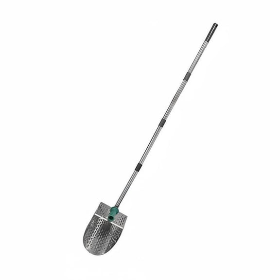 Lazsy Serrated Edge Sand Rake Detachable Design Stainless Metal Shore Sifter Multifunctional  Sifter