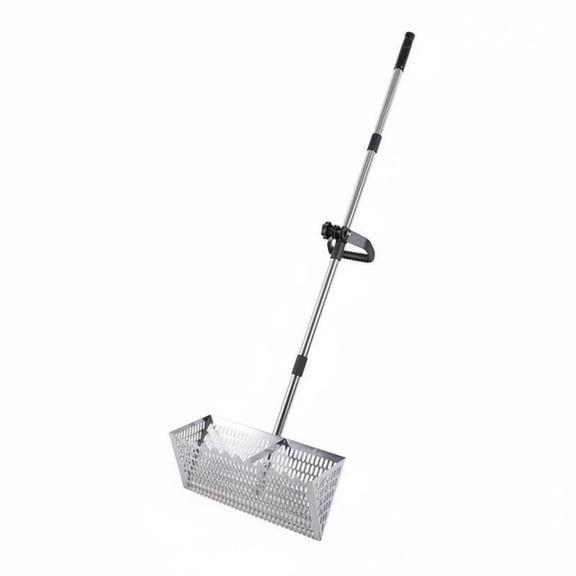 Lazsy Serrated Edge Sand Rake Detachable Design Stainless Metal Shore Sifter Multifunctional Sifter