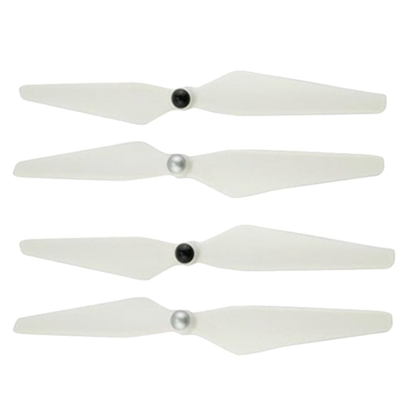 Lazsy Set 4pcs White Propeller Plastic Replacement Parts For Dji Phantom 1/2/3 Drone