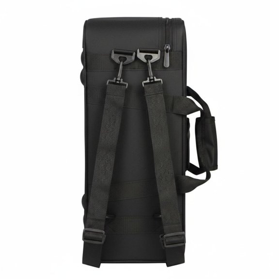 Lazsy Shadow Brass Container Case Handheld Padded Trumpet Case Portable Instrument Storage for Performance
