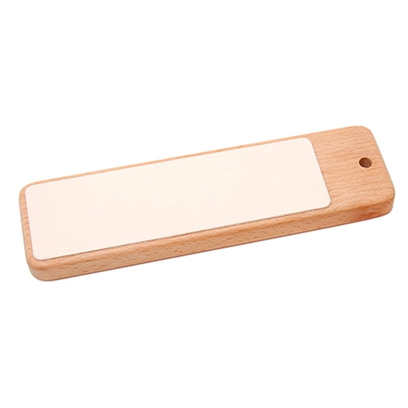 Lazsy Sharpening Board PU Leather Strop Sharpening Board Replacement Stropping Leather Double Sided