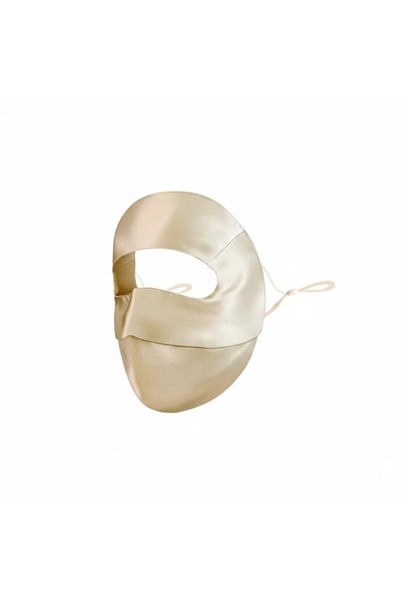 Silk Facekini Lightweight Face Cover Breathable Protection Face Cover for Beach