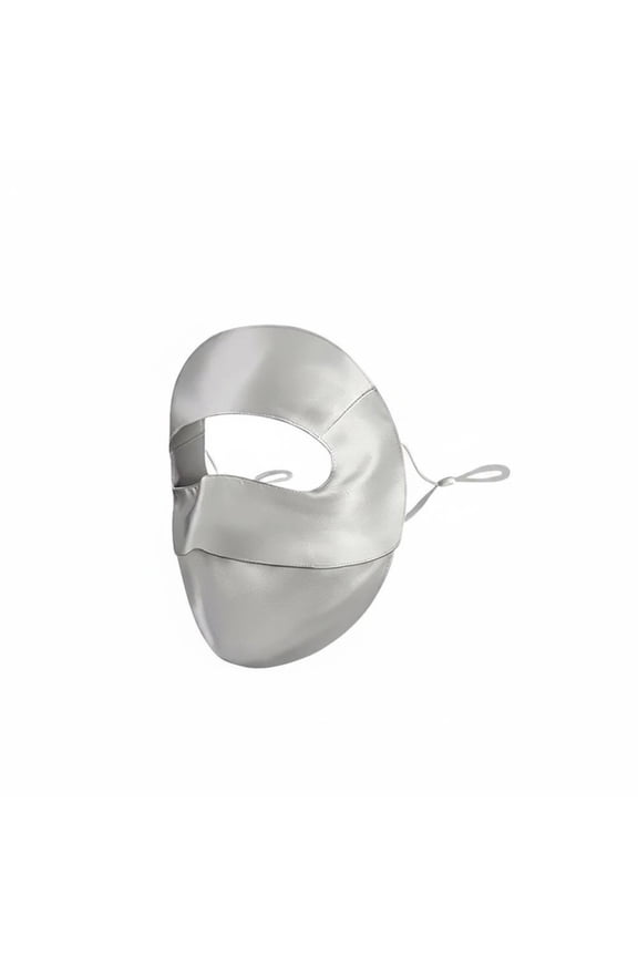 Silk Facekini Lightweight Face Cover Breathable Protection Face Cover for Beach