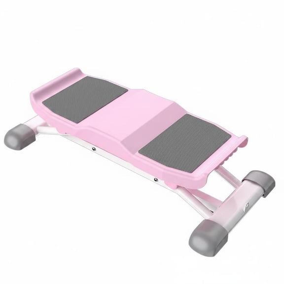 Lazsy Ski Stepper Full Overall Body Sculpting Rocking Step Machine High Efficiency Home Step Machine, Pink