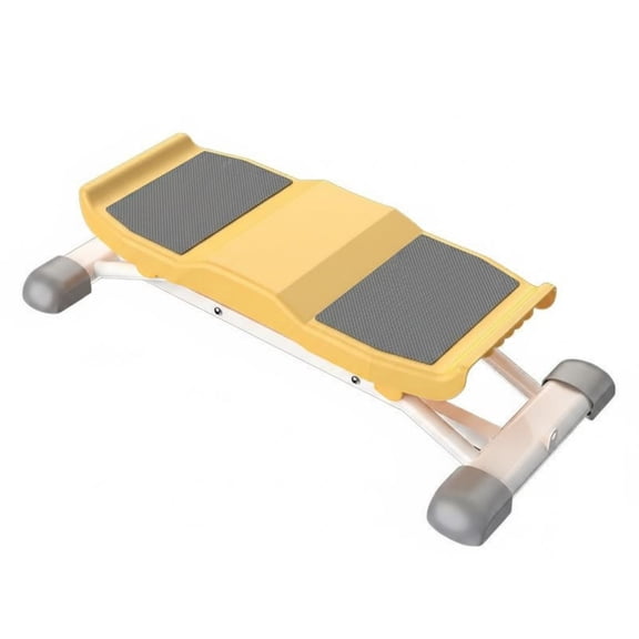 Lazsy Ski Stepper Full Overall Body Sculpting Rocking Step Machine High Efficiency Home Step Machine, Yellow