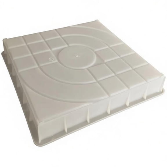 Lazsy Textured Paving Form Custom Square Concrete Paver Form Easy Demolding Reusable Walkway Maker Forms for Garden, Patio, Driveway